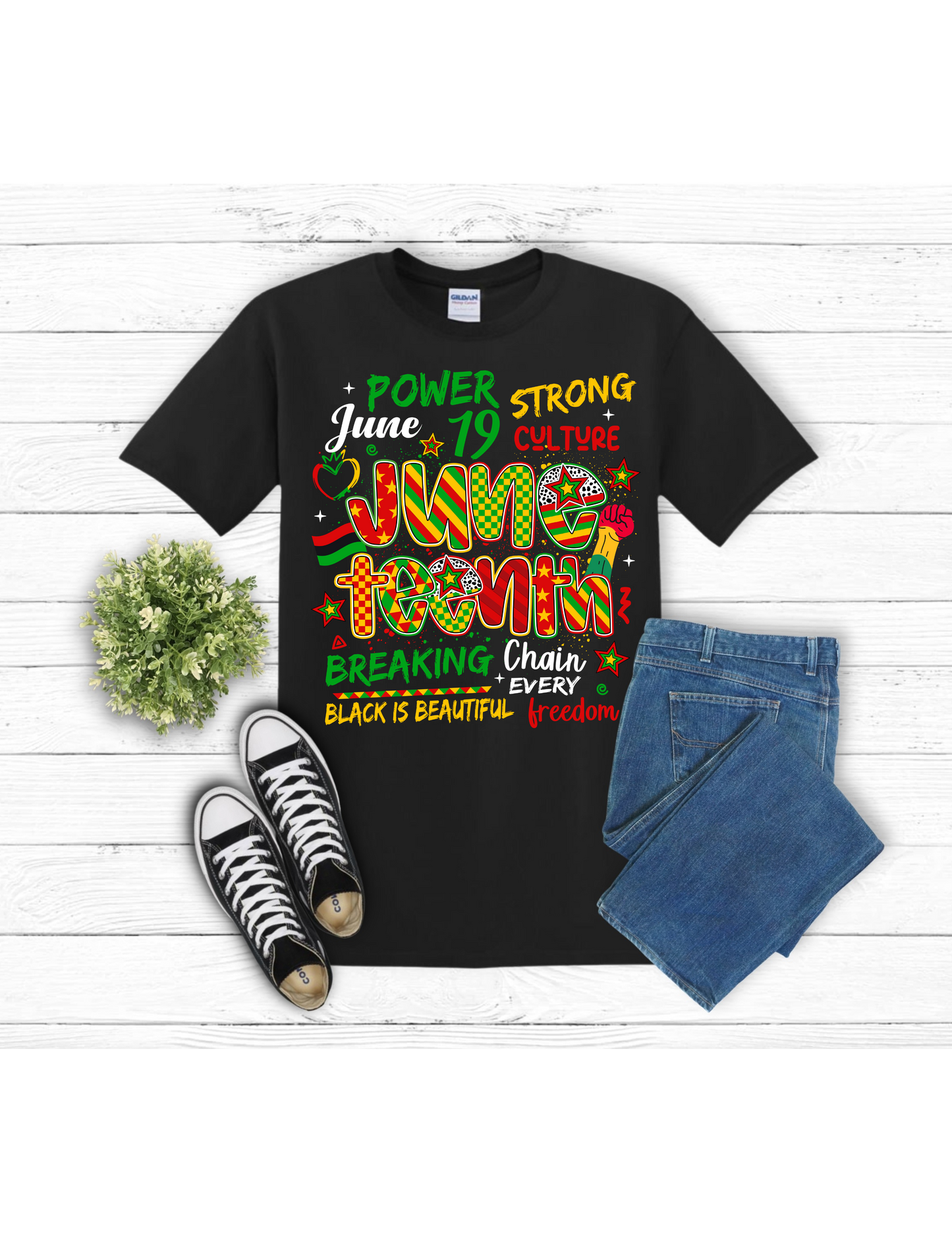 Juneteenth-Black Tees