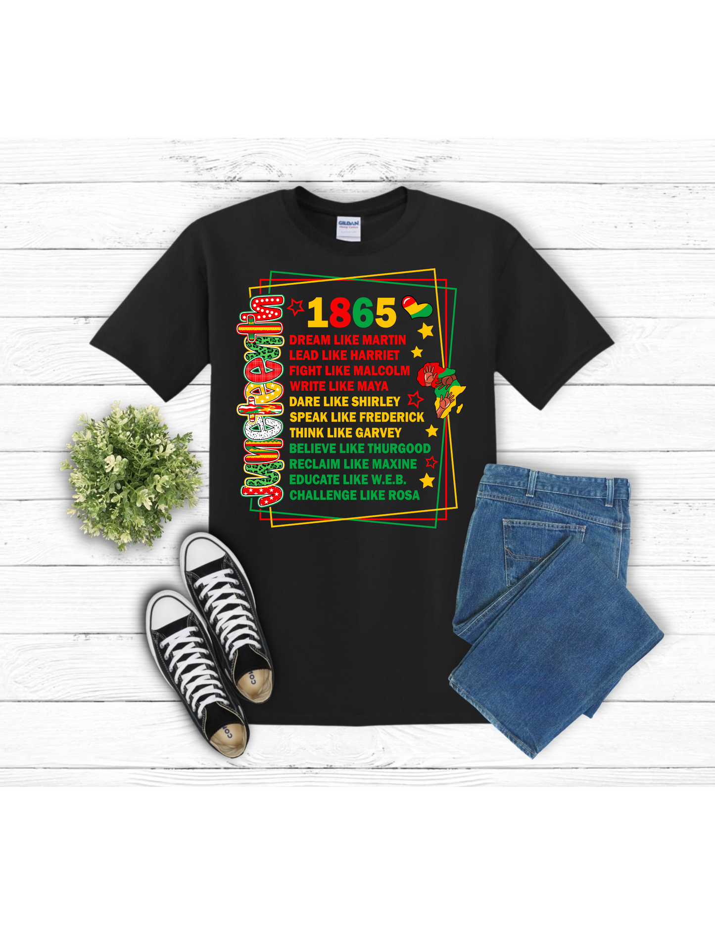 Juneteenth-Black Tees