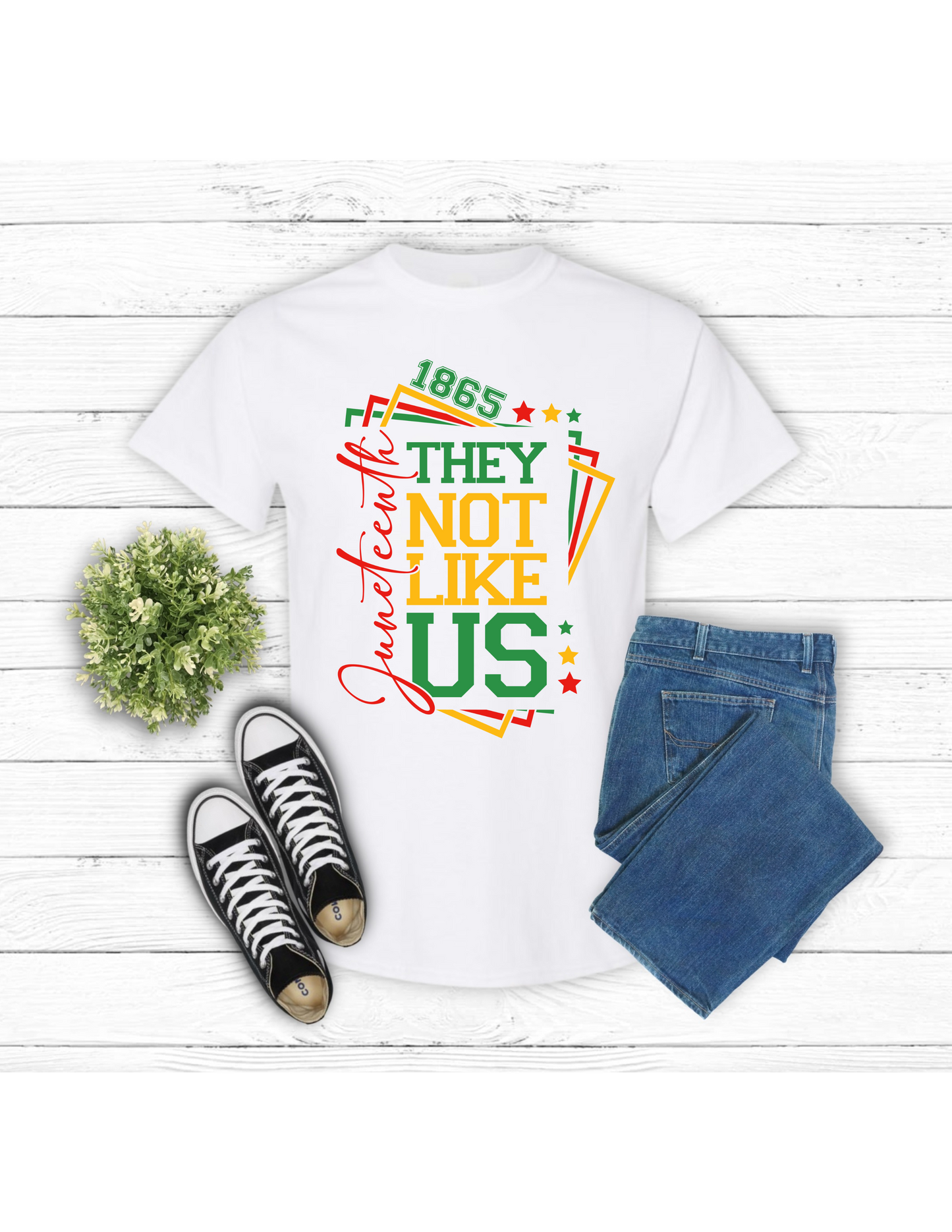 Juneteenth-White Tee